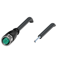 PEPPERL + FUCHS FA - Cavo femmina V15-G-BK0,6M-PUR-U/0,75