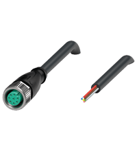 PEPPERL + FUCHS FA - Cavo femmina V19-G-BK0,3M-PUR-U.