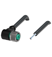 PEPPERL + FUCHS FA - Cavo femmina V15-W-BK0,3M-PUR-U/0,75