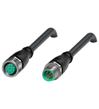PEPPERL + FUCHS FA - Cavo di collegamento V19-G-BK3M-PUR-U-V19-G.