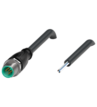 PEPPERL + FUCHS FA - Connettore cavo V15S-G-BK5M-PUR-U/0,75 per uso industriale.