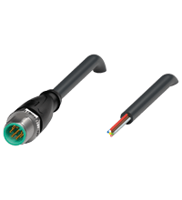 PEPPERL + FUCHS FA - Connettore cavo V19S-G-BK5M-PUR-U per connessioni affidabili e veloci.