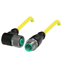 PEPPERL + FUCHS FA - Cavo di collegamento V1-W-YE0,3M-PVC-U-G. 240776-0001