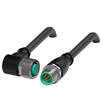 PEPPERL + FUCHS FA - Cavo di collegamento V19-W-BK10M-PUR-U-V19-G.