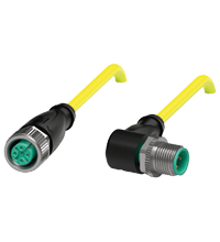 PEPPERL + FUCHS FA - Cavo di collegamento V1-G-YE1M-PUR-U-V1-W. 240778-0006