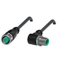 PEPPERL + FUCHS FA - Cavo di collegamento V1-G-BK10M-PUR-U-V1-W.