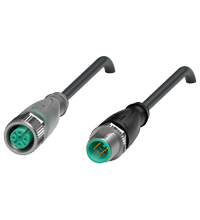 PEPPERL + FUCHS FA - Cavo di collegamento V1-G-E2-BK0,6M-PUR-U-V1-G