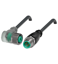 PEPPERL + FUCHS FA - Cavo di collegamento V1-W-E2-BK0,6M-PUR-U-V1-G.