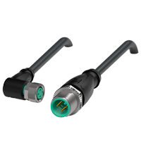 PEPPERL + FUCHS FA - Cavo di collegamento V3-WM-BK1M-PUR-U-V11-G.