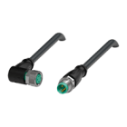 PEPPERL + FUCHS FA - Cavo di collegamento da 0,6 metri in PUR, colore nero e grigio.