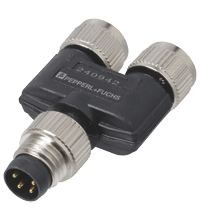 PEPPERL + FUCHS FA - Divisore a Y V31S-T-V3 per collegare due tubi V31S-T-V3.