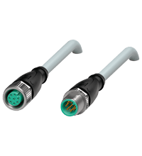 PEPPERL + FUCHS FA - Cavo di collegamento schermato V19-G-5M-PUR-ABG-V19-G.