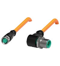 PEPPERL + FUCHS FA - Cavo di collegamento V3-GM-OR1M-POC-V11-W per connessioni affidabili e veloci.