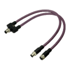 PEPPERL + FUCHS FA - Cavo di collegamento a Y ICZ-3T-0,3M-PUR ABG-V15B-G.