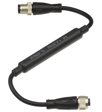 PEPPERL + FUCHS FA - Cavo di collegamento EMV V19-G, lunghezza 0,3 metri, rivestimento in PVC.