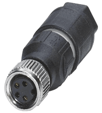 PEPPERL + FUCHS FA - Connettore femmina collegabile sul campo V31-GM-Q4.