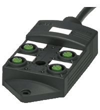 PEPPERL + FUCHS FA - Scatole di derivazione V1-4A-E2-10M-PUR.