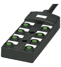 PEPPERL + FUCHS FA - Scatole di derivazione V1-8A-E2-5M-PUR per installazioni elettriche.