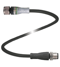 PEPPERL + FUCHS FA - Cavo di collegamento V1-G-BK5M-PUR-U/ABG-V1-GY.