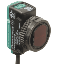 PEPPERL + FUCHS FA - Sensore di distanza OMT120-R103-2EP-IO-0,3M-V1-L.