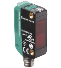 PEPPERL + FUCHS FA - Sensore retroriflettente vetro OBG5000 R100 E5F IO V31.