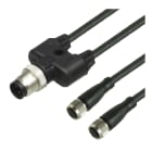 PEPPERL + FUCHS FA - Cavo di collegamento a Y V3-GM-BK0,3M-PUR-U-T-V1-G.