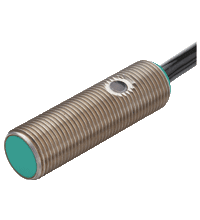 PEPPERL + FUCHS FA - Sensore induttivo NJ2-12GM40-E2, rileva oggetti metallici.