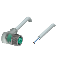 PEPPERL + FUCHS FA - Cavo femmina V15-W-A2-20M-PUR, cavo di lunghezza 20 metri con connettore femmina.