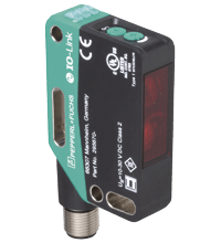 PEPPERL + FUCHS FA - Sensore di riflessione laser OBR25M-R201-2EP-IO-V15-L.