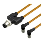 PEPPERL + FUCHS FA - Cavo di collegamento a Y, versione 1, lunghezza 0,3 metri, colore arancione, connettori tipo T e V1, modello G.