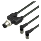 PEPPERL + FUCHS FA - Cavo di collegamento a Y V3-WM-BK0,6M-PUR-U-T-V1-G.