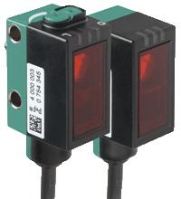 PEPPERL + FUCHS FA - Sensore a sbarramento coppia OBE20M-R101-S2EP-IO-IR.