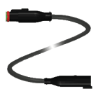 PEPPERL + FUCHS FA - Cavo di collegamento DT4S-G-BK1,5M-PUR-O1-DT4P-G.