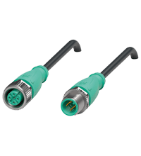 PEPPERL + FUCHS FA - Cavo di collegamento V1-G-GN-BK5M-PUR-A-V1-G.