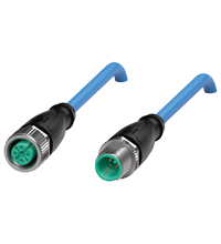 PEPPERL + FUCHS FA - Cavo di collegamento NAMUR V1-G-N-4M-PUR-V1-G.