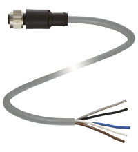 PEPPERL + FUCHS FA - Cavo femmina V15L-G-15M-PUR-U, ideale per connessioni affidabili e durature.