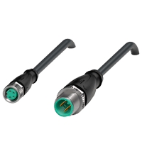 PEPPERL + FUCHS FA - Cavo di collegamento V31-GM-BK0,6M-PUR-A-V1-G