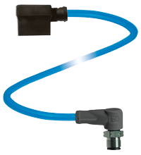 PEPPERL + FUCHS FA - Set cavo connettore valvola VMA-2 + PN-BU0,6M - PVC - V1 - WV4A - Y. 315841