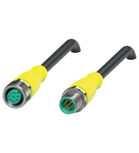 PEPPERL + FUCHS FA - Cavo di collegamento V19-GS-BK4M-PUR-U-V19-G-S.