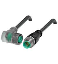 PEPPERL + FUCHS FA - Cavo di collegamento V15-W-E8-BK3M-PUR-A-G