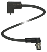 PEPPERL + FUCHS FA - Cavo connettore valvola VMCI-2+P/Z2-0,6M-PUR-V1-W.