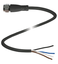PEPPERL + FUCHS FA - Cavo femmina V1-GV4A-BK5M-PUR-U-PIP.