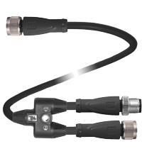 PEPPERL + FUCHS FA - Cavo di collegamento a Y V15S/V15-G-0,2-PUR-U-TEE-V15-G.