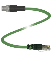 PEPPERL + FUCHS FA - Cavo di collegamento Ethernet V19S-G-GN5M-PUR-ABG-V45-G.