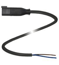 PEPPERL + FUCHS FA - Connettore DT2P-G-BK3M-PUR/0,75 per cavo.