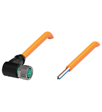 PEPPERL + FUCHS FA - Cavo femmina V31-WM-OR10M-PUR-A1, connettore V31-WM-OR10M-PUR-A1. 70124952-100034