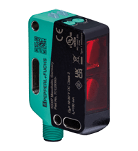 PEPPERL + FUCHS FA - Sensore di triangolazione BGS OBT1250-R202-2EP-V1-IR. 70128080-100080