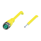 PEPPERL + FUCHS FA - Cavo femmina V15-GS-YE5M-PUR-A1 e V15-G-S-YE5M-PUR-A1.