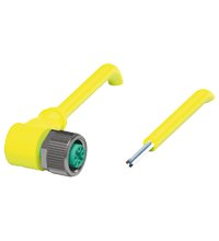 PEPPERL + FUCHS FA - Cavo femmina V15-W-S-YE10M-PUR-A1. 70128170-100107