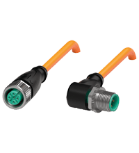 PEPPERL + FUCHS FA - Cavo di collegamento V1-G-OR2M-PUR-A1-V1-W.